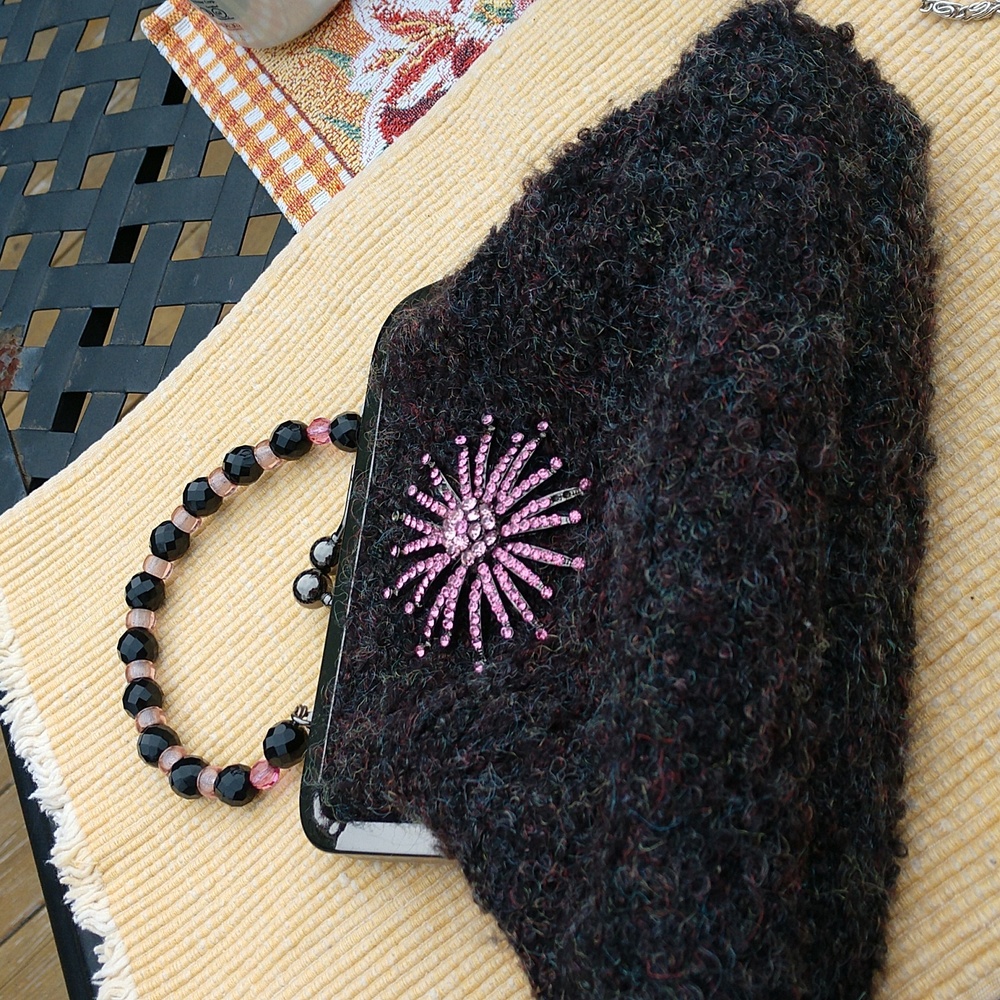 Liz Soto sparkly handbag
